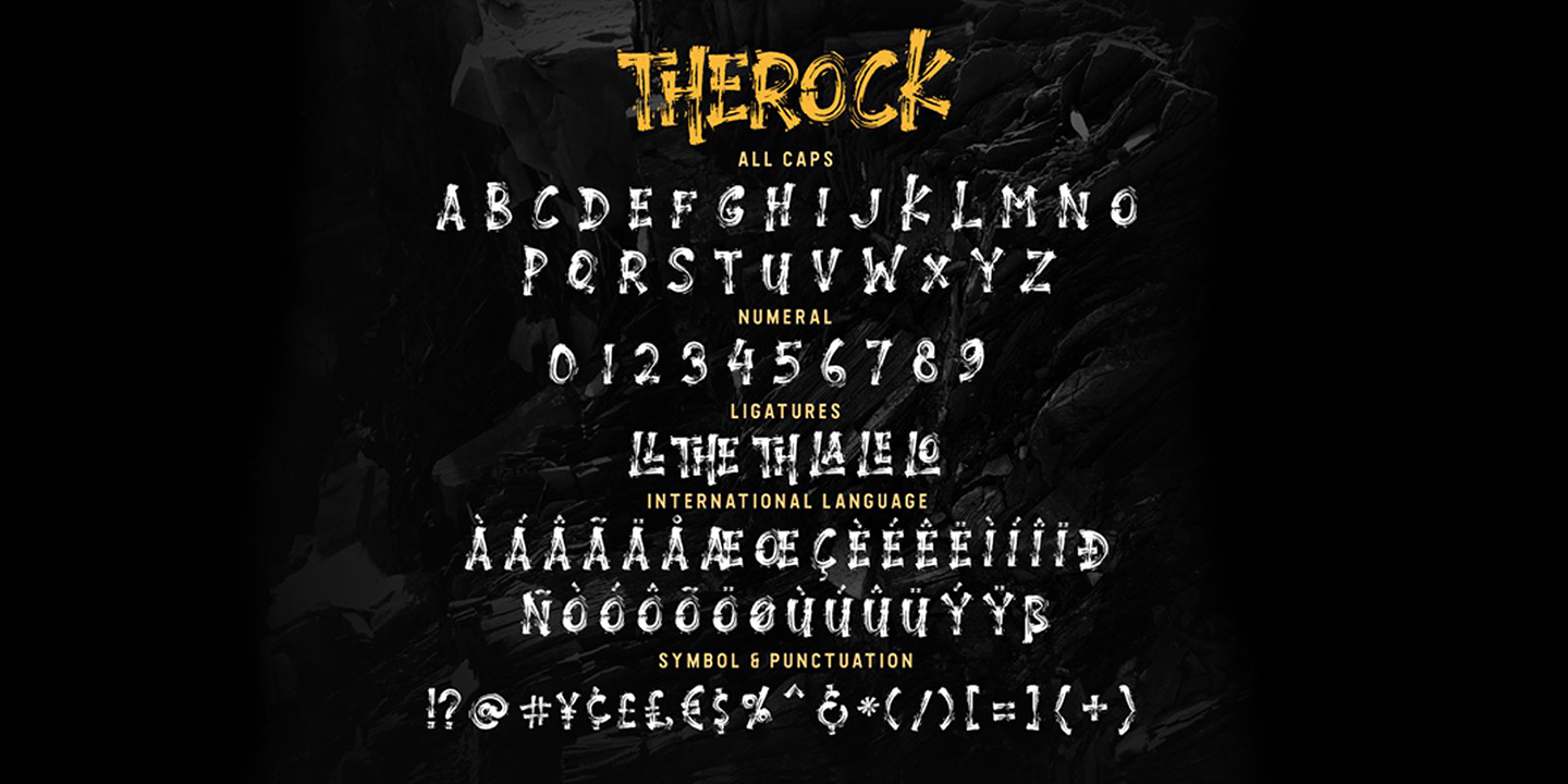 Example font Therock #2